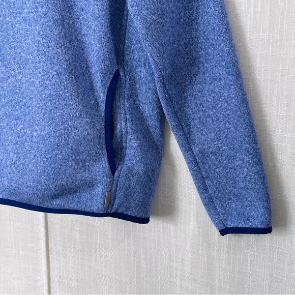 Eddie Bauer Radiator Fleece 2.0 Snap Mock Neck Pullover Jacket Blue Size L - Picture 5 of 12
